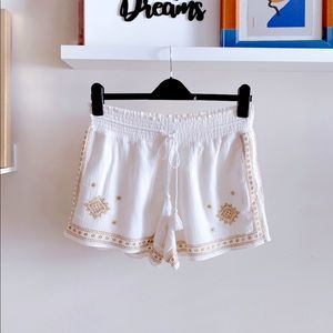 J Crew Embroidered Mosaic Shorts, size: 00